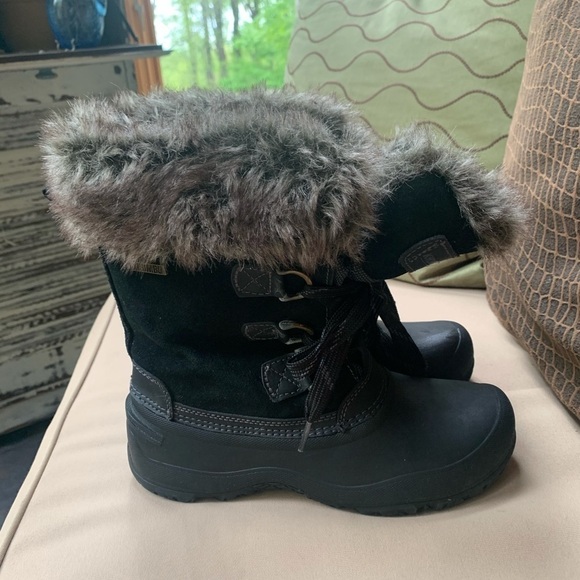 NEW Khombu Slope Winter Boots in Black Size 6 - Picture 7 of 8